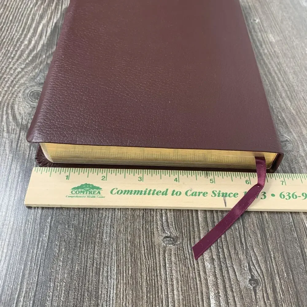 Power For Life Study Bible TNIV‎ Genuine Burgundy Leather Crystal Cathedral